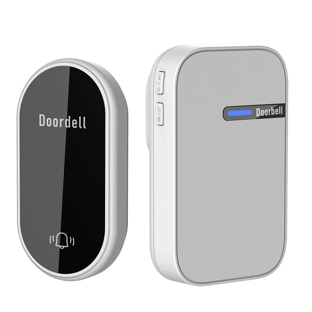 Smart Wireless Self-Powered Doorbell, Long-Range and Waterproof, Ideal for Homes and Elderly Assistance.