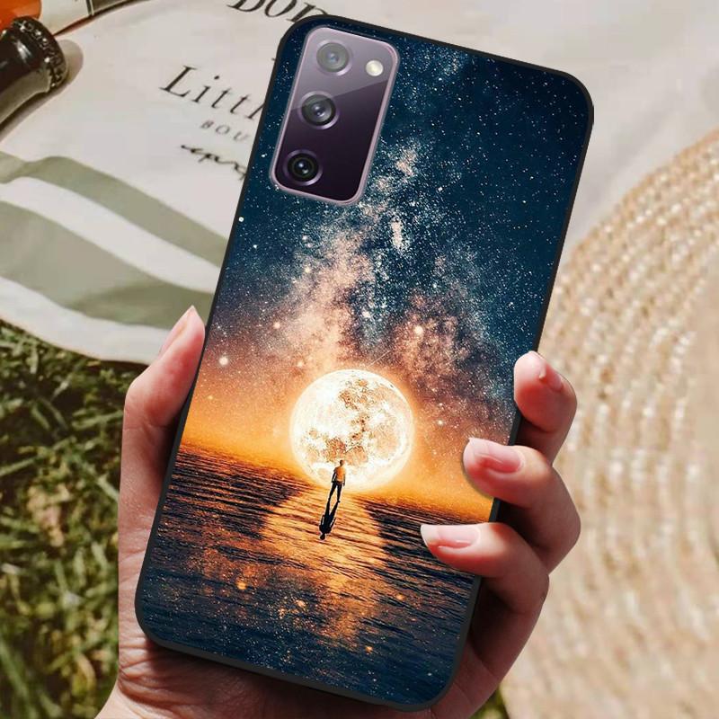 For Samsung Galaxy S20 FE S20FE Case Fashion Silicone Cover For Samsung S20 Fan Edition S20 Lite S 20 FE Phone Case Black Bumper