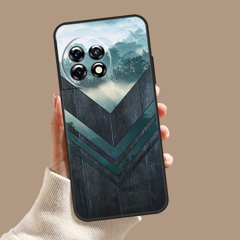 Forest Geometry Wood Nature Case For OnePlus Nord 5 CE 3 4 Lite N20 N30 OnePlus 15 13 12 11 8 9 10 Pro 10T 13T 13R Cover