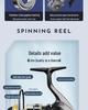All-Metal Long-Distance Casting Fishing Reel for Sea Rods