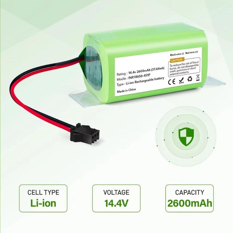 1Pcs For Conga Excellence 950 990 1090 1790 1990 Deebot N79S N79 Dn622 Eufy Robovac High-Quality 14.8V 6800Mah Li-Ion Battery