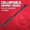 GATOR Frameworks Microphone Stand GFW-MIC-2020 - Compatible with both US (58") and EU (38") standard screws, with extendable boom arm and tripod