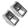 2PCS Stainless Steel Cam Flap Buckle 25mm Webbing Strap Tightener Belt Lock Buckle for Dive Boat