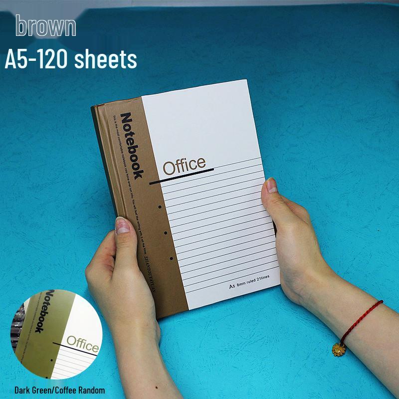 Großes Hardcover-Notizbuch - A4/B5/A5 Schülerheft, Tagebuch, Kassenbuch
