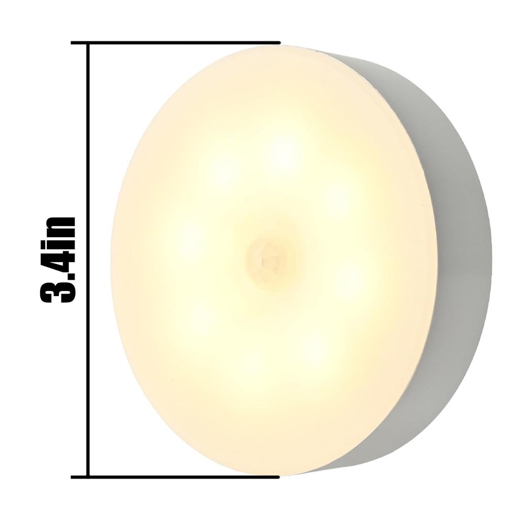Rechargeable Motion Sensor Night Light,LED Closet Light,Cabinet Light,Wall Light for Kitchen,Bedroom,Bathroom,Hallway,Stairs