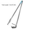 Foldable Snake Tongs with Adjust Angled Head Grabber Tool for Safe Efficient Reptile Handling Sea Driving Tool Clamp