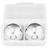 2 Pcs Stainless Steel Ice Stone Refreezable Reusable Whiskey Cooling Cube Gifts for Household Cubes