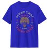Unisexs Tshirt Muay Thai Fighter T Shirts Harajuku Summer Tee Shirt Y2k Funny 100 Cotton Tops Gift