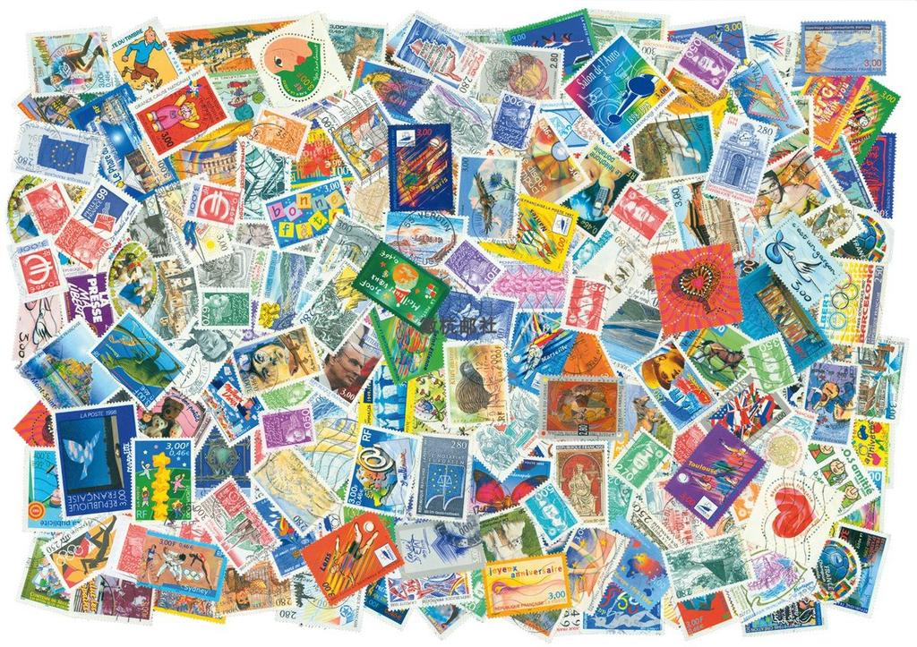 100 Different Real Stamped French Stamps Postage France Post Stamps Collection Crafts Postage Stamps For Scrapbooking Material
