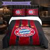 Biancheria da letto a tema Bayern Monaco Set 3 Pezzi Copripiumino Biancheria da letto decorativa per stanza di adolescenti Decorazione per la casa
