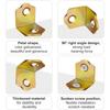 20pcs Small 90-Degree L-Shaped Angle Brackets – 18x18mm Zinc-Plated Steel Corner Connectors For Wooden Furniture, Cabinets, Shelves