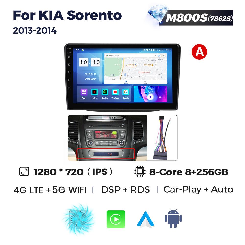Android Navigation & CarPlay System for 2013-2014 KIA Sorento Central Control