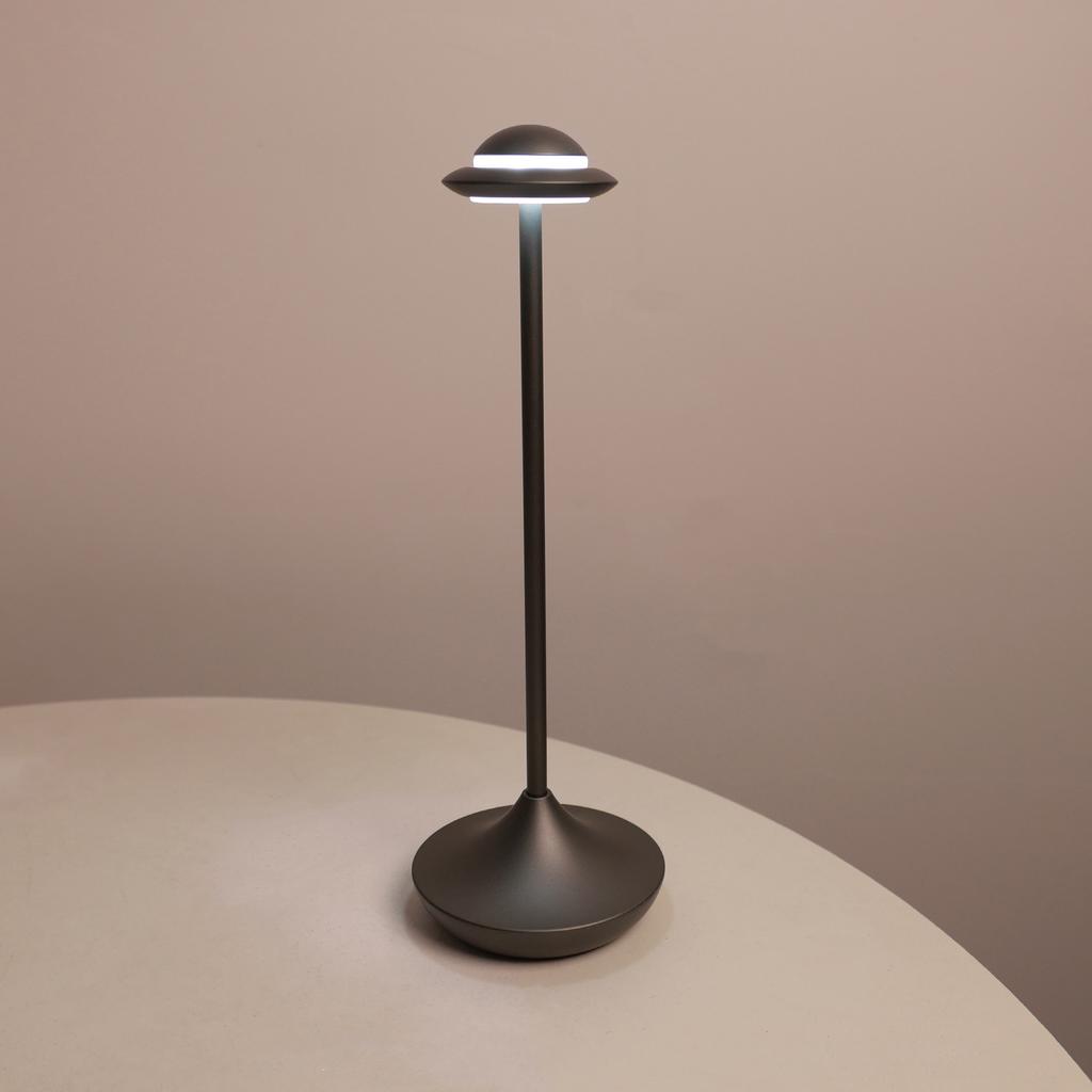 USB Metal Rechargeable Table Lamp Desk Light 3 Colors Adjustable Creative Touch Led Lamp  Desktop Ambient desk lamp Lighting Bed