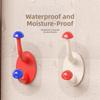 Waterproof Self-Adhesive Hooks Punch-Free Heavy Duty Mushrooms Coat Rack Hooks Multi-Function Wall Mounted Hook Space Saving