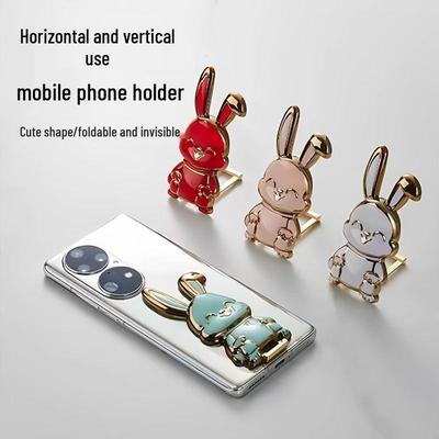Creative Cartoon Rabbit Folding Phone Stand for Desktop