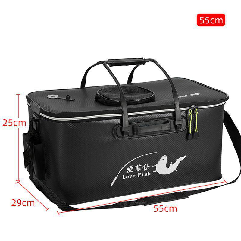 Găleată Pliabilă Multifuncțională din EVA pentru Păstrarea Peștelui - Geantă Grosă pentru Pește cu Livrare Gratuită