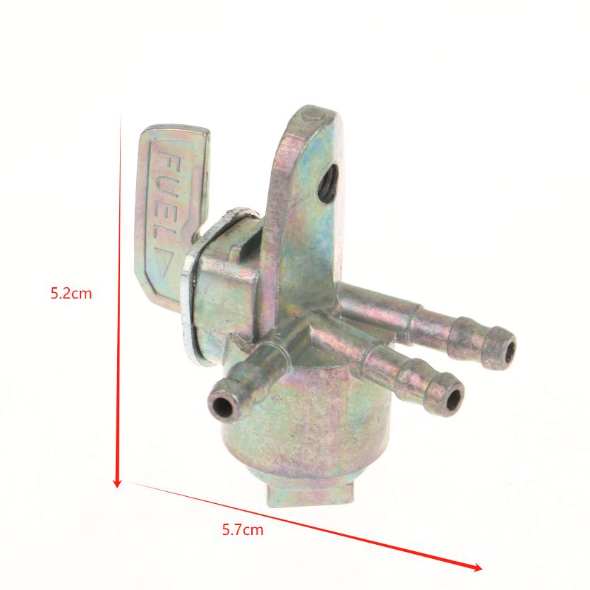 3 Portlu Gaz Yakıt Vanası Anahtarı Musluk Yakıt Musluğu İçin Ymh Motosiklet Kir Bisikleti Atv Aksesuarları