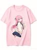 2026 New Unisex Crew Neck Casual Short Sleeve T-Shirt With Bocchi The Rock Hitori Gotoh Anime Character Print