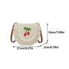 Yogodlns Vintage Woven Straw Handbag New Vacation Style Round Summer Beach Bag Fashion Crossbody Bag Ladies Messenger Bags