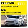 2x Chrome Front Fog Light Lamp Strip Trim For -20 Ford Fusion KS7Z15266AB EA