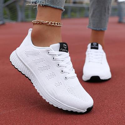 Damen Atmungsaktive Sportschuhe für Damen 2025 Lässige Tennisschuhe Walking Mesh Lauf-Sandalen Plateau-Sneakers Damenschuhe