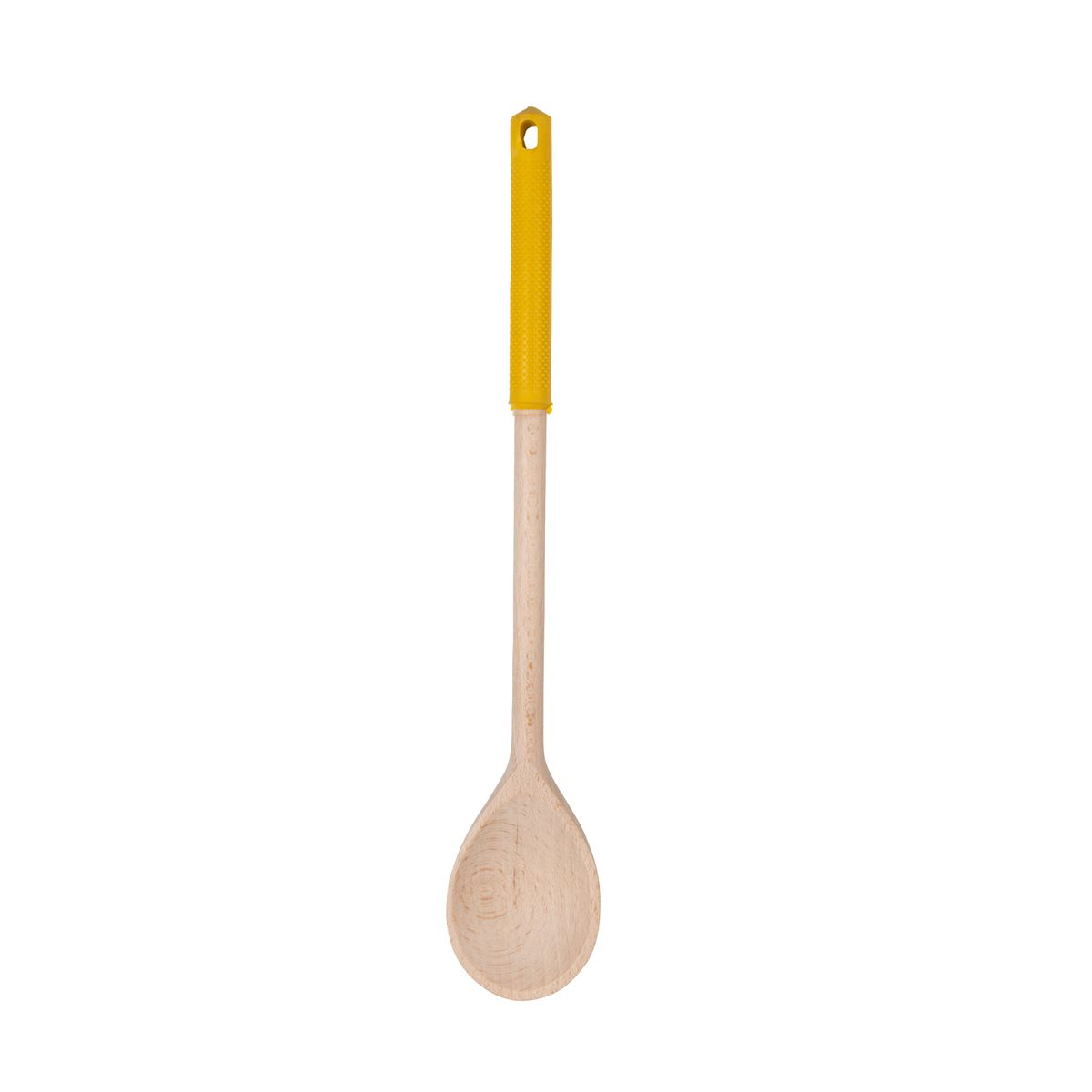 

Деревянная кухонная ложка с цветной силиконовой ручкой Fackelmann Wood Edition ref. 0905250