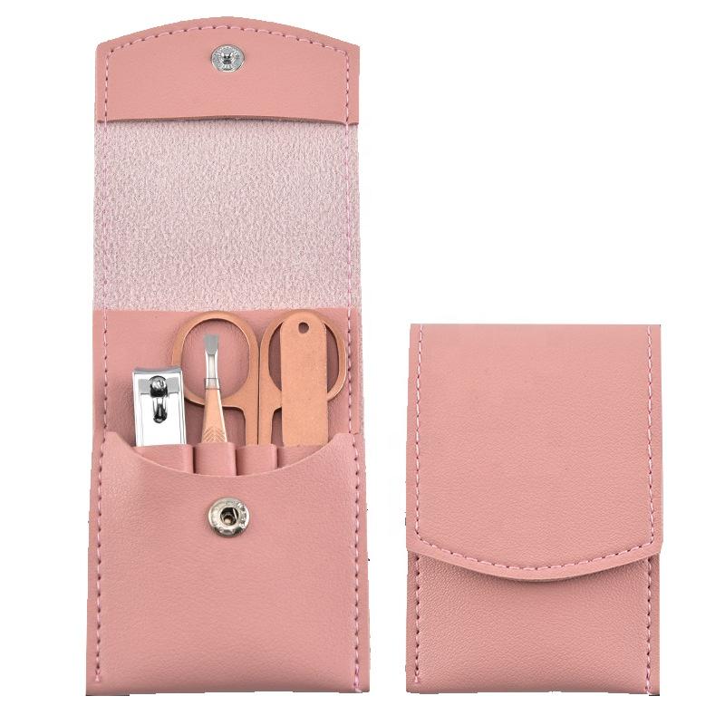 Rose Gold 4/7/9/12/15/18 Pcs Stainless Steel Nail Clippers Care Kit Manicure Pedicure Set