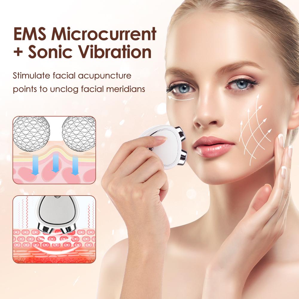 Facialuse MassagingTool Skin Care Slim Double Chin Microcurrent Face Lift Machine Anti Wrinkles Sonic Vibration V Face Beauty