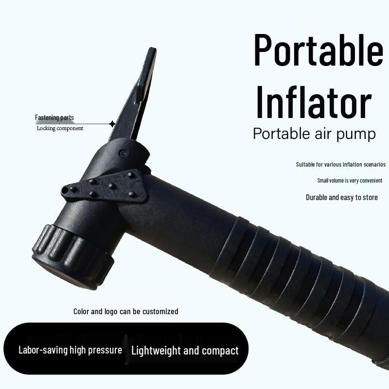Portable High-Pressure Air Pump for Balloons, Sports Balls & Bicycles