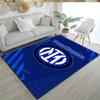Inter Milan Personalized Text Carpet Design for Hallway Foyer Living Rooms Bedrooms Anti-slip Rug Office home decor