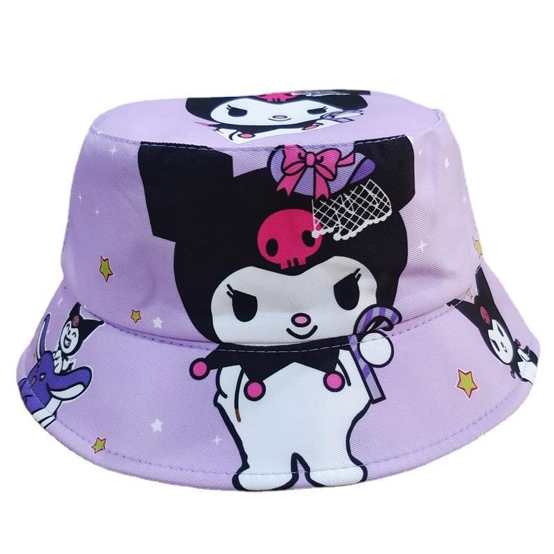 Adorable Anime Children's Fisherman Hats Bucket Hat for Women Men Lightweight Outdoor Travel Fishing Hat