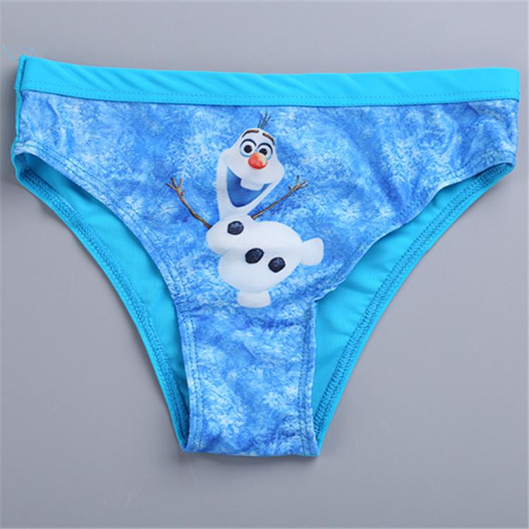 Frozen 2 Snow Queen Girls' Two-Piece Swimsuit - Cartoon Swimwear