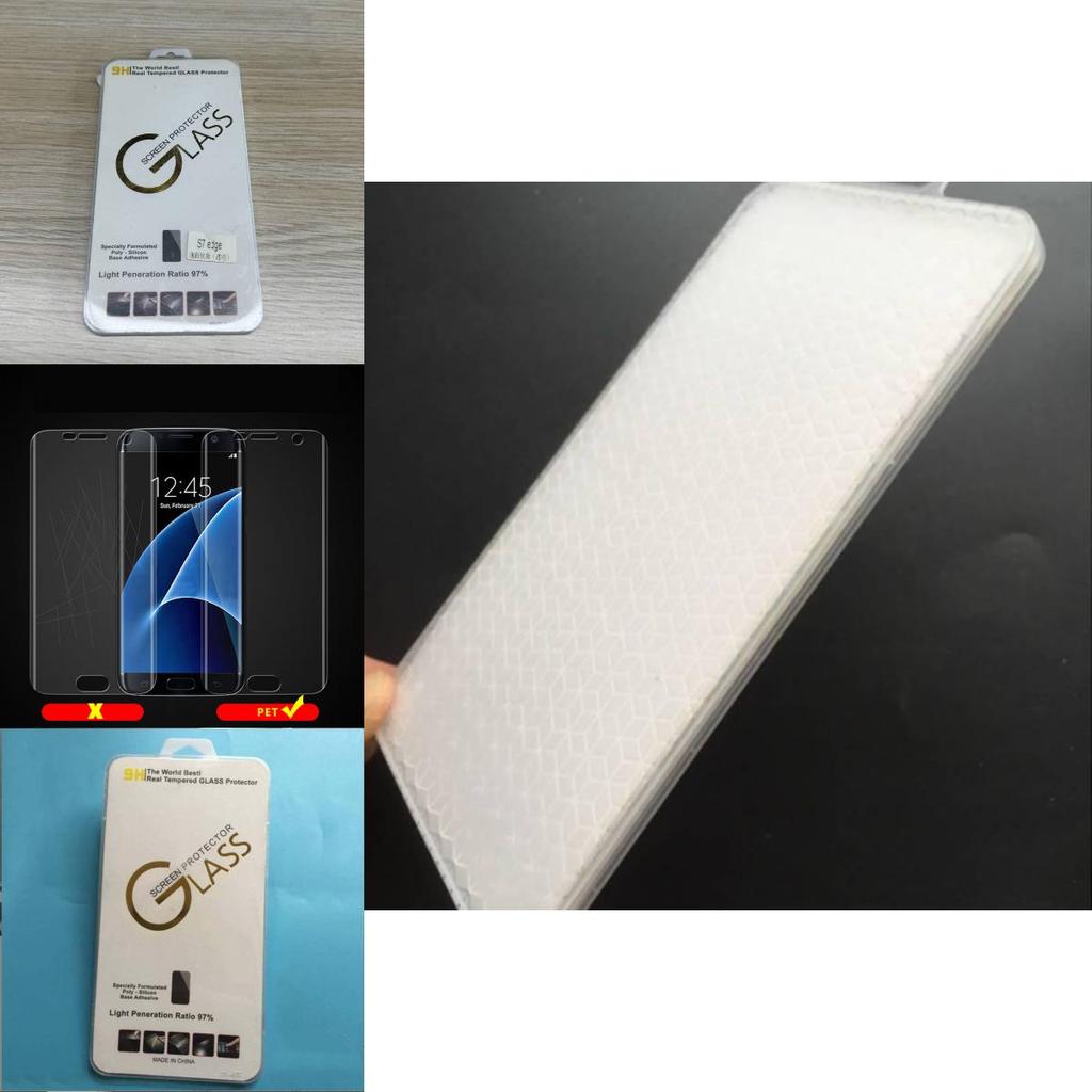 Per Samsung Galaxy S7 Edge Pellicola in Vetro Temperato con Tecnologia di Stampaggio a Iniezione e Caratteristiche Antiurto