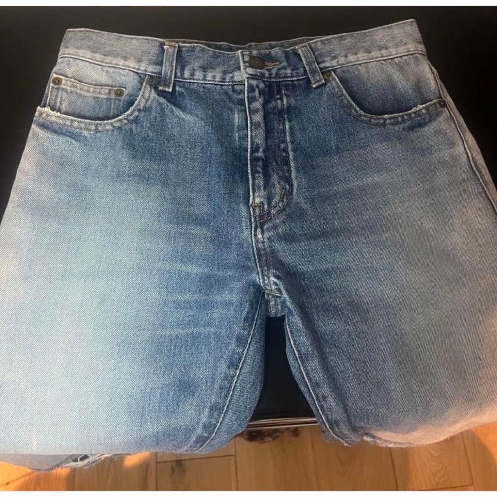 Used SAINT LAURENT PARIS 15SS Crushed Denim 28 Made In Japan