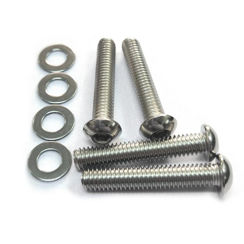 4 Piezas Tornillos de Acero Inoxidable Tornillo Tornillo del Guardabarros Trasero Para Harley Sportster Iron XL883 XL1200 XL 883 1200 48 72 Seventy Two Forty Eight