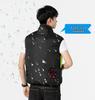 Men's Outdoor Cooling Vest with Fan for Heatstroke Prevention and Electric Welding Protection