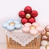 5pcs Matte Flower Aluminum Film Balloons Christmas Decorations Birthday Wedding Party Balloon Shower Event Supplies Toy Globos