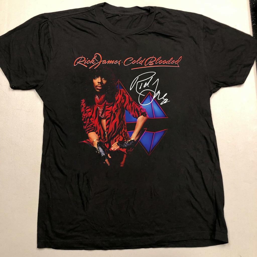 Rick James Cold Blooded Grafik Baumwoll-T-Shirt Unisex Größen S-5XL BL2.461