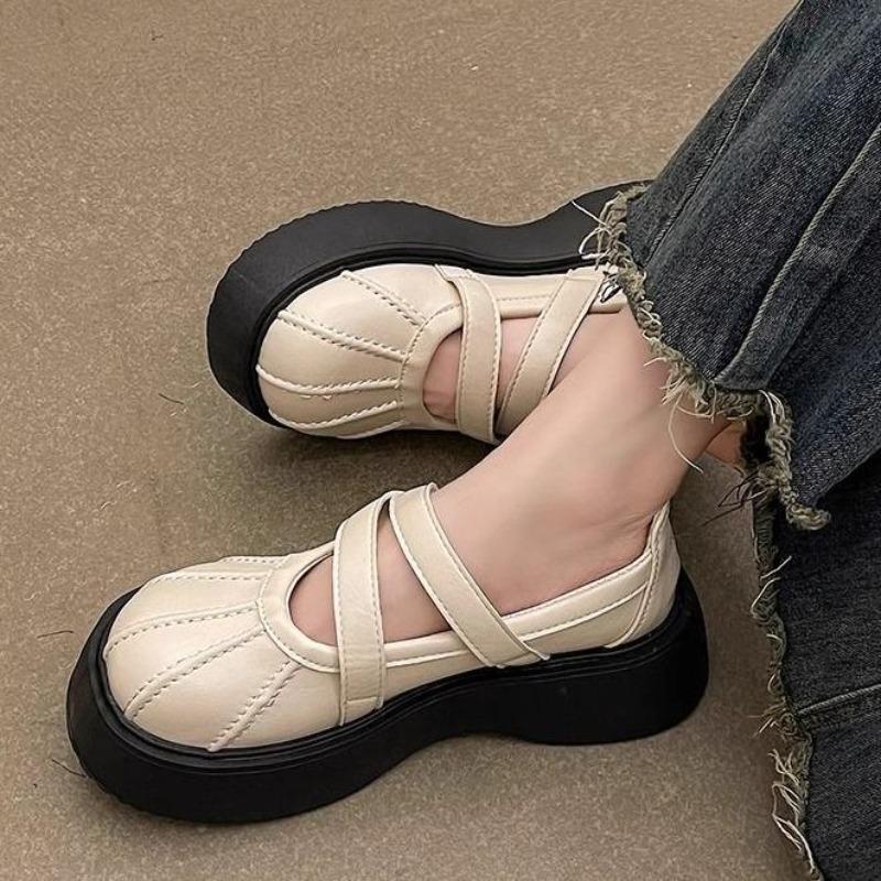Fashion Round Toe Platform Ladies Pumps Spring and Autumn Fashion High Quality Chic Point Popular Women's Mary Jane Shoes On Promotion
