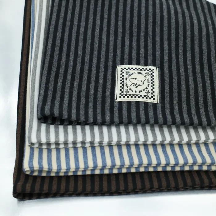 2000s Stripe Hair Kerchief vol.2 (white+grey)
