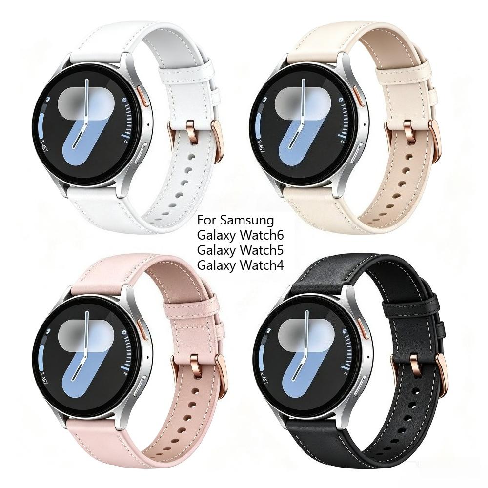 18mm 20mm Universal Leather Watch Strap with Pin Buckle Breathable Sport Replacement Band Compatible with Garmin, Samsung, Huawei