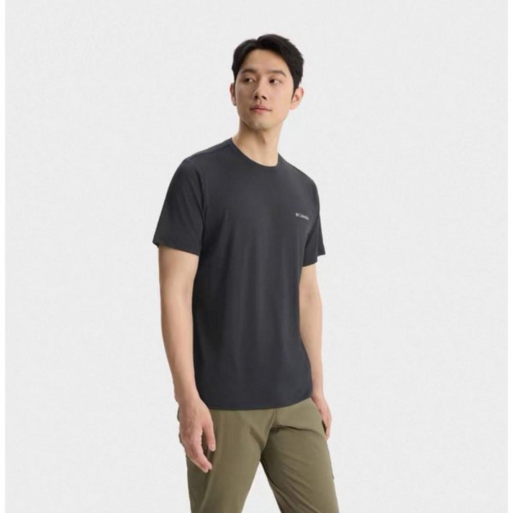 Columbia Men S STreTchy Full meSh Trekking Round ShorT Sleeve T ShirT Aj1671