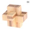 Iq Brain Teaser Kong Ming Lock Wooden Interlocking Burr 3D Puzzles Game Toy Gift