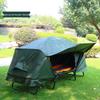 Double Layer Stormproof Outdoor Tent for Two - Rainproof, Thickened, Off-Ground, Perfect for Camping, Cold Weather, and Fishing