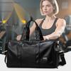 Travel Bag Unisex PU Large Capacity Adjustable Strap Travel Gym