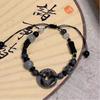 Vintage Braided Rope Bracelet Bamboo Beads Bamboo Beaded Bracelet New Antique Bracelet
