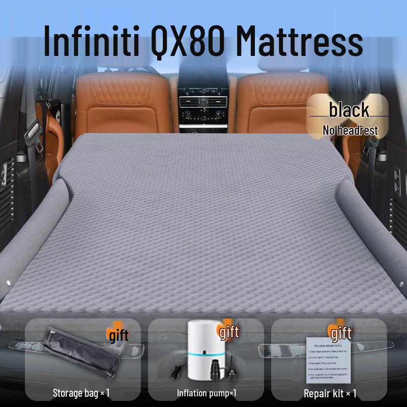

Матрац у багажник Infiniti QX80: Надувне ліжко для автомобіля та килимок для сну на заднє сидіння Standard