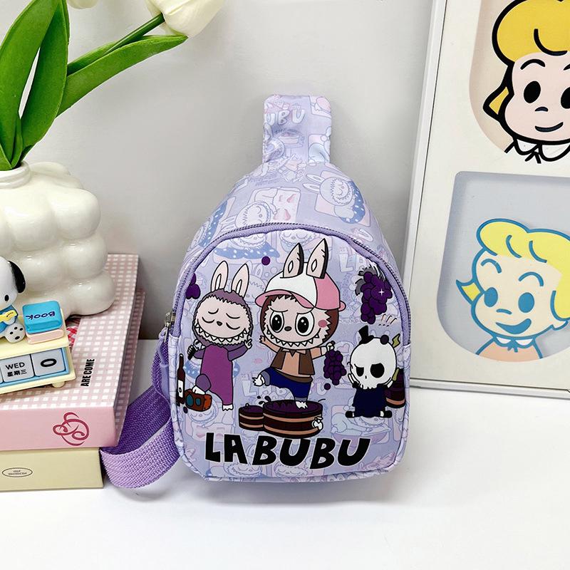 Kawaii Children Bag Chest Bag Cartoon Girl Accessories Bag Shoulder Crossbody Bag Gifts Travel Storage Bag