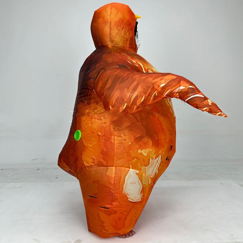 Lustiges aufblasbares Kostüm „Großer Truthahn“ für Erwachsene