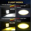 Super Bright 3 Inch Dual Color LED Spotlights 200W Fog Lamp Headlight Accessory For Motorcycle Truck Car SUV ATV 30000LM 24V 12V